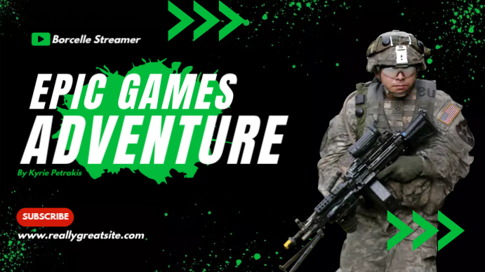 Epic Games Thumbnail Template | PosterMyWall