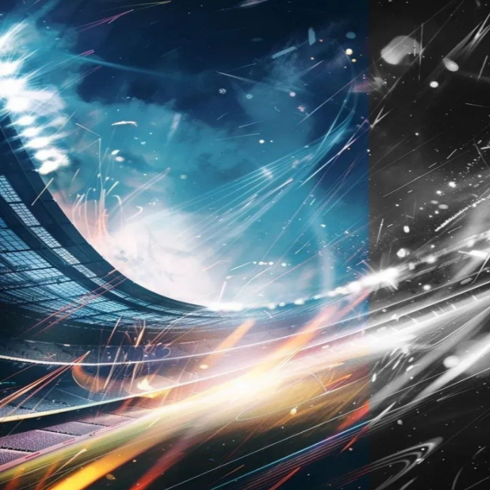 Epic stadium cosmic light show Template | PosterMyWall