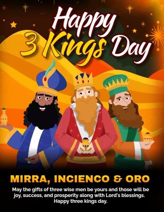 Epiphany Day Flyer (US Letter) template