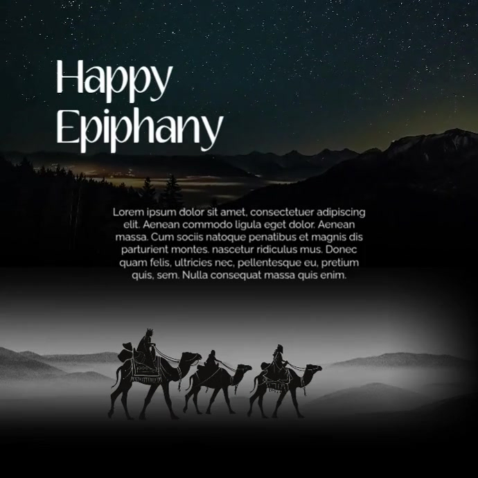 epiphany Template | PosterMyWall