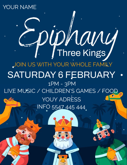 Epiphany Template | PosterMyWall