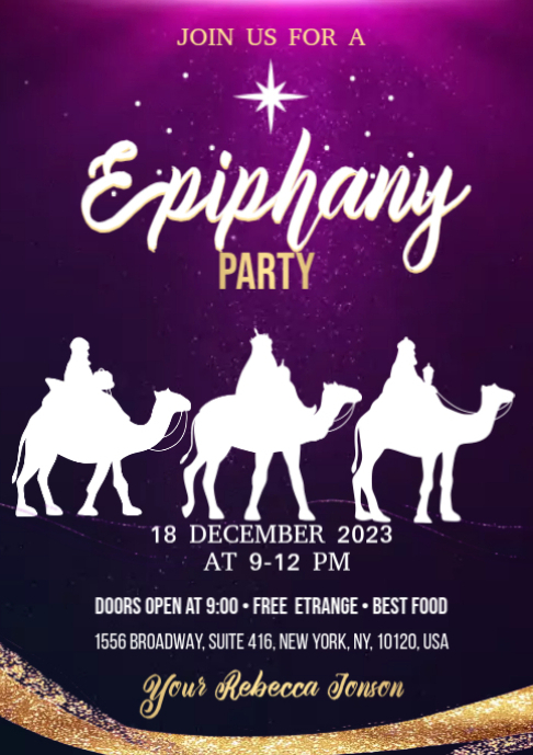 Epiphany Template | PosterMyWall