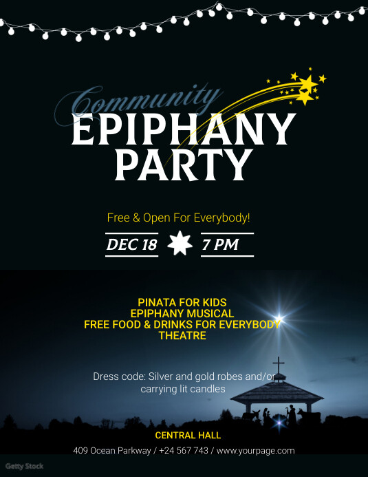 Epiphany event Flyer Template | PosterMyWall
