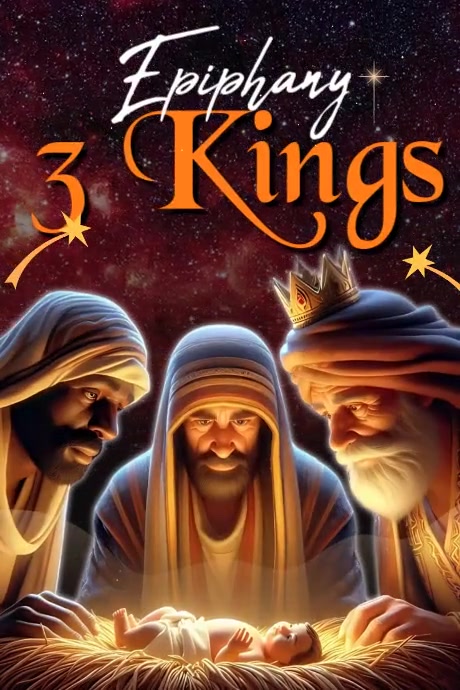 Epiphany Three Kings Template | PosterMyWall