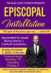 Episcopal Installation A4 template