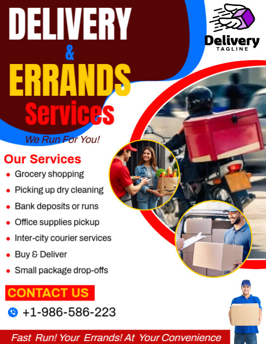 Errand Services Flyer Template | PosterMyWall