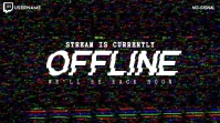 Error Twitch Offline Banner template