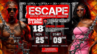 Escape Grunge Night Fire Edition YouTube Thumbnail template