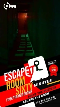 Escape Room Ad Template Instagram Story