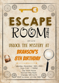 350 Escape Room Aanpasbare Ontwerpsjablonen Postermywall