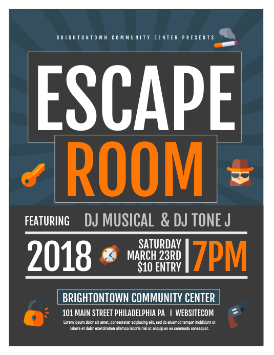 Fluchtweg Vorlage PosterMyWall fluchtweg-vorlage-postermywall