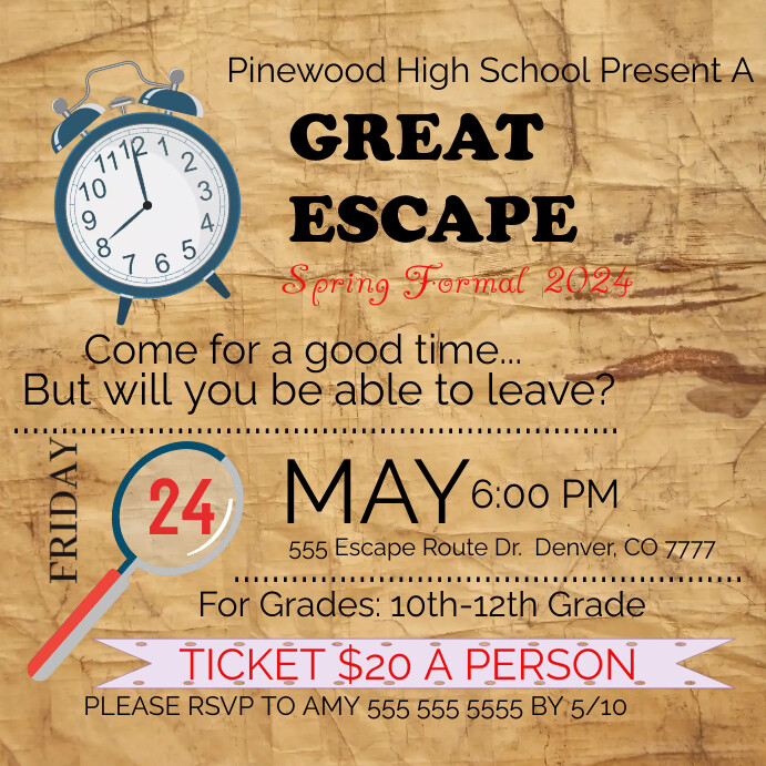 Plantilla De Escape Room PosterMyWall plantilla-de-escape-room-postermywall