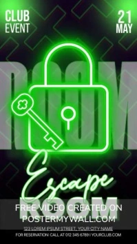 Escape Room Instagram Story template