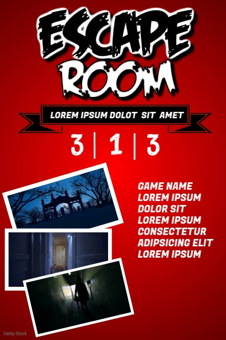 Escape Room Template | PosterMyWall