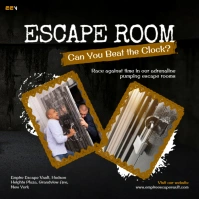 Escape Room Game Publicação no Instagram template