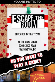 120+ Escape Room Customizable Design Templates | PosterMyWall