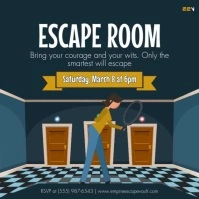 Escape Room Rules Square (1:1) template