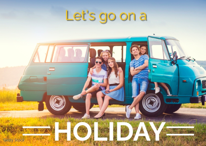 Escape to Paradise: Your Dream Vacation Await Postcard template