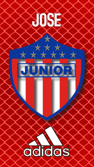 escudo junior de barranquilla fondo pantalla reel Affichage numérique (9:16) template