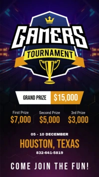 ESports Tournament Instagram Story Design template
