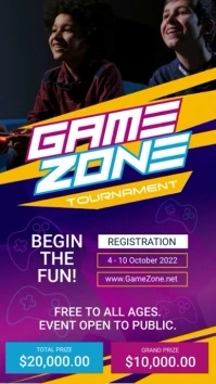 ESports Tournament Instagram Story Design template