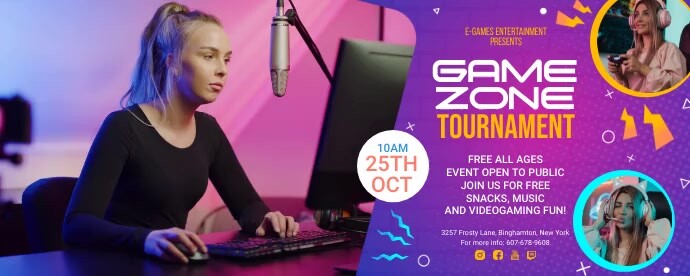 Esports Tournament Twitch Banner Design Template Postermywall Esports Tournament Twitch Banner Design Template Postermywall