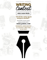 5.4K+ Free Templates for 'Writing contest template' | PosterMyWall
