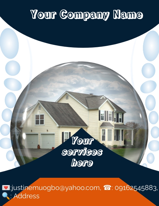 Estate Folheto (US Letter) template