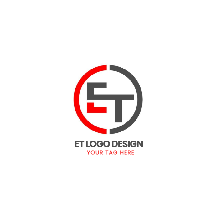 ET Logo Design Template | PosterMyWall
