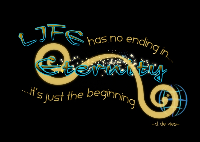 Modele Conception D Art De Citation De Vie D Eternite Postermywall