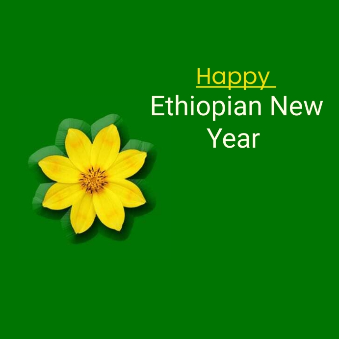 ethiopian new year Publicación de Instagram template