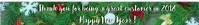 Etsy Shop  banner New Year template