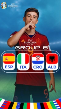Euro 2024 Germany Group B Instagram Story template