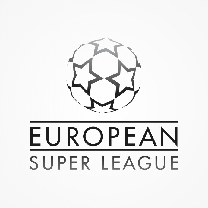 EUROPEAN SUPER LEAGUE LOGO Логотип template