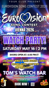 Eurovision Song Contest 2026 Watch Party Instagram Story template