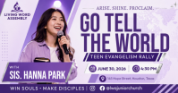 Viola Teen Evangelism Rally Gambar Bersama Facebook Template