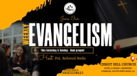 evangelism flyer Digital Display (16:9) template