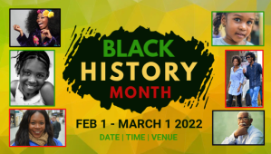 event, black history month Intestazione blog template