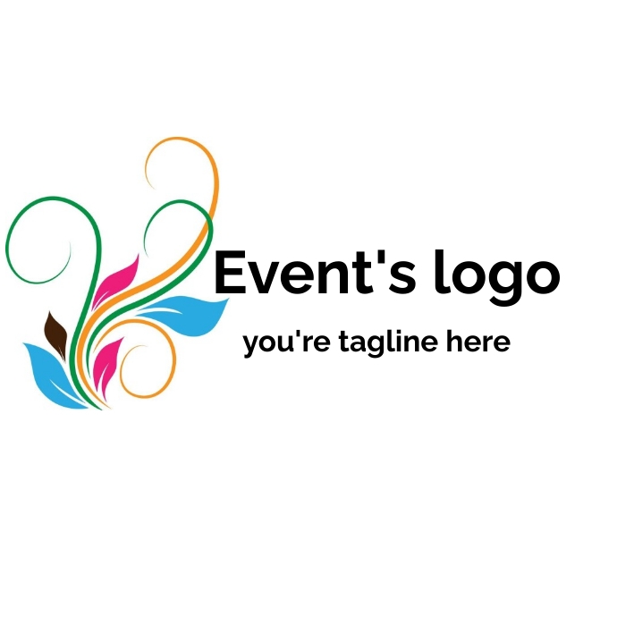 Event's logo Logotyp template