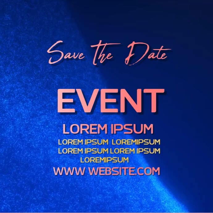 Event Ad Advert Advertisement Social Media Logótipo template