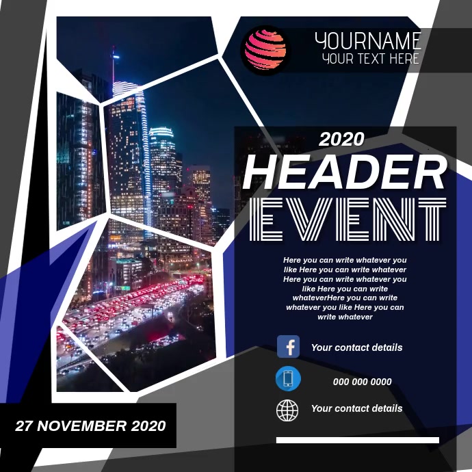 EVENT AD SOCIAL MEDIA DIGITAL VIDEO Template | PosterMyWall