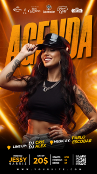 Event Agenda Instagram-verhaal template