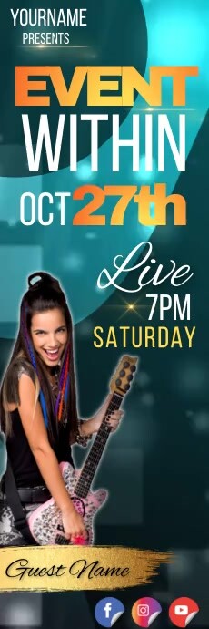 Events Program Banner event banner template | PosterMyWall