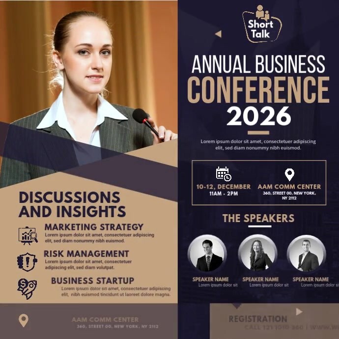 Event / Conference / Summit Template | PosterMyWall