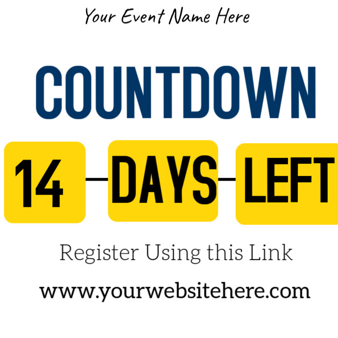 Plantilla de Event Countdown Flyer design | PosterMyWall