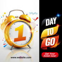 Event Countdown Square (1:1) template