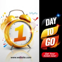 Event Countdown Square (1:1) template