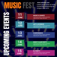 event schedule Template | PosterMyWall