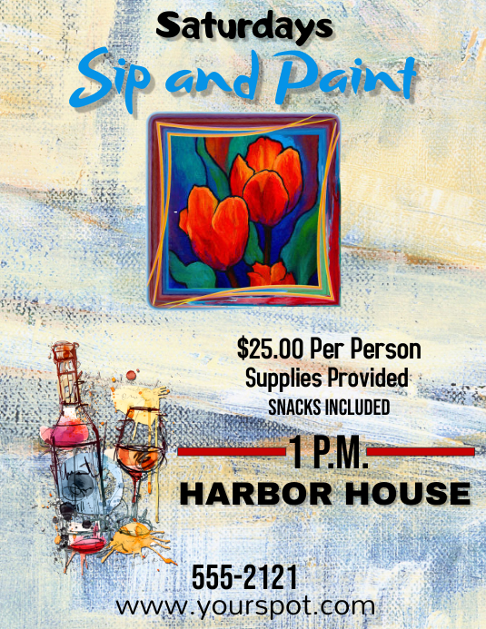 event Flyer (US Letter) template