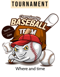 Softball Tournament Flyer Template | PosterMyWall